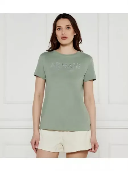 Armani Exchange Tricou verde