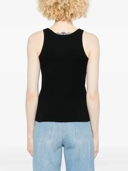 Vestă Maison Kitsune cu autograf negru