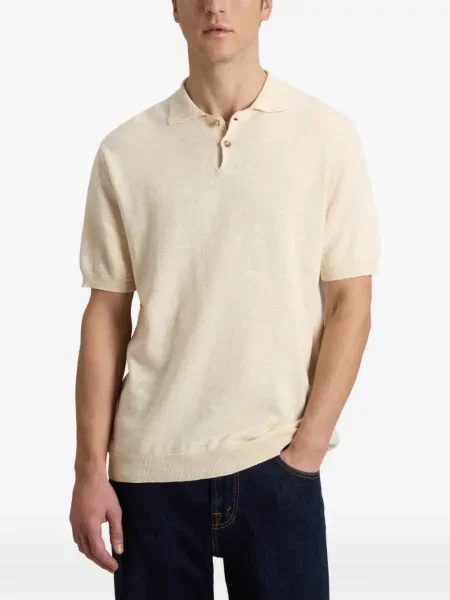 Tricou polo Woolrich scurt