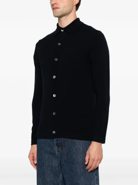 Gulerat tricou polo éphémère albastru