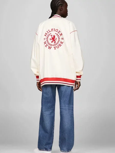 Бомбер Tommy Hilfiger белый