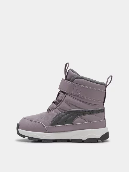 Детские ботинки Puma фиолетовые
