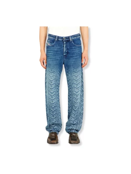 Jeansy Diesel D-Macs niebieskie