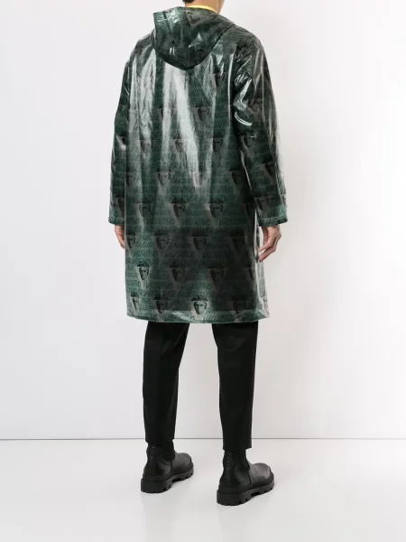 Palton Undercover cu imagine verde