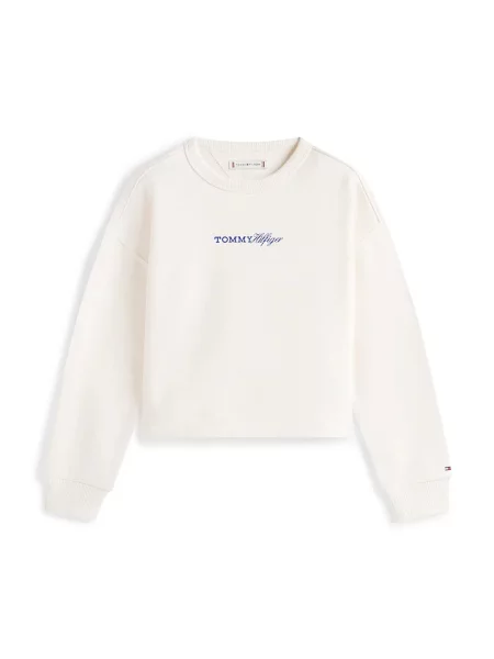 Tommy Hilfiger Dukserica za djecu od pamuka bijela
