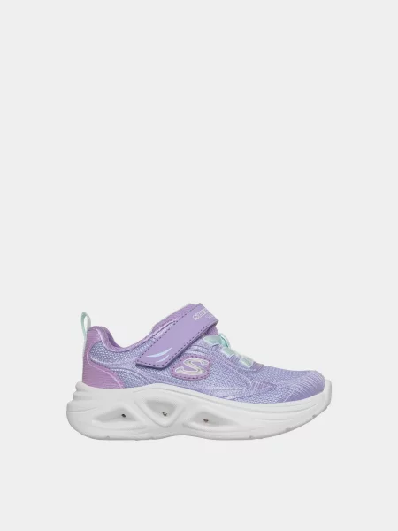Дитячі Кросівки повсякденні Skechers SKECHERS SOLA GLOW лавандовий текстиль