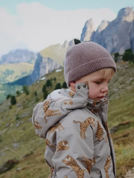 Konges Sløjd Dětská čepice FRUITY BEANIE zelený