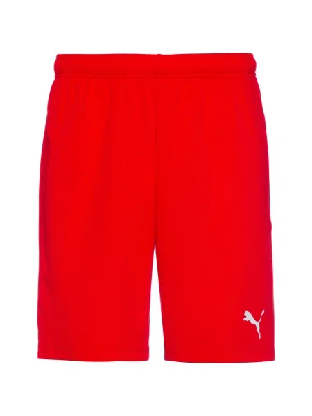 PUMA Pantaloni sport TeamRise roșu alb