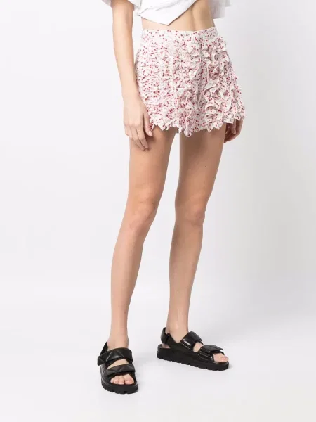 Mini kraťasy Msgm s potiskem bílé