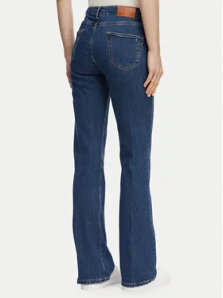 Tommy Hilfiger Jeans hlače Rian Rw Mornarsko Bootcut Fit modra