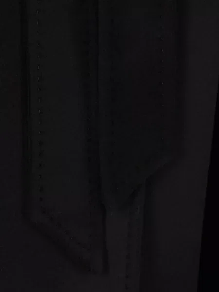 Cu centură palton Max Mara cu rever negru