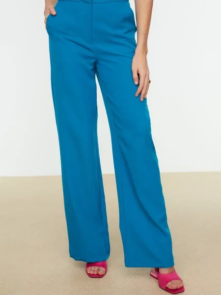 Hlače Trendyol modra