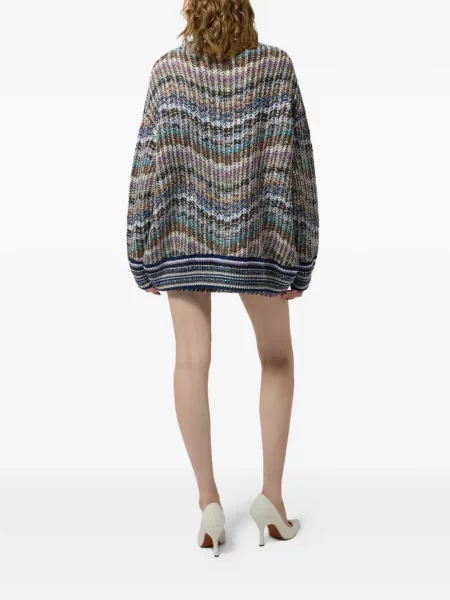 Cardigan Missoni tricotate albastru