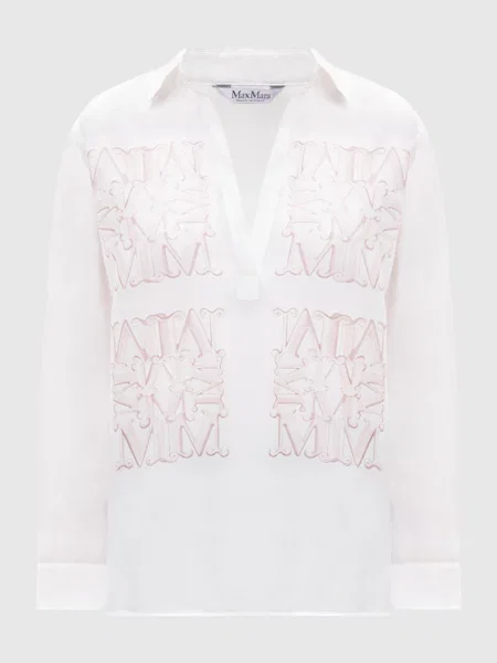 Блуза FILTRO із шовку Max Mara бежева