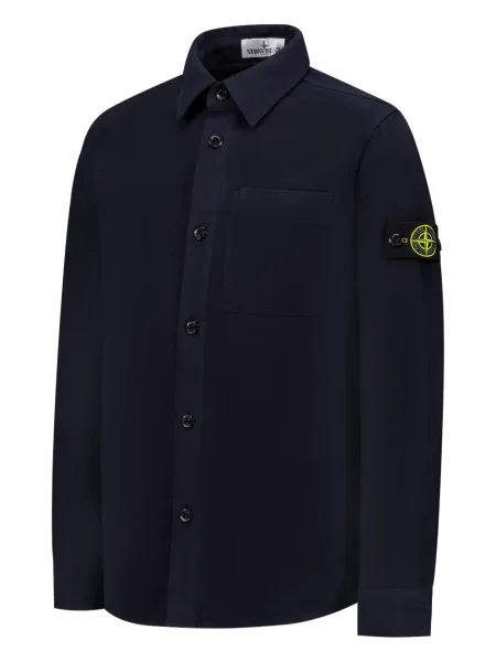 Koszula dziecięca Stone Island niebieska
