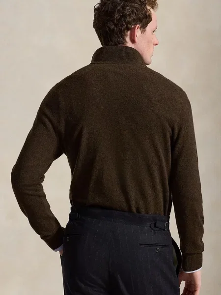 Polo Ralph Lauren sweter wełniany brązowy
