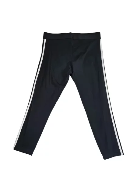 Papuci Adidas cu platformă cu dungi negru