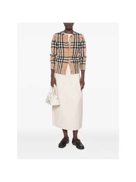 Kardigan Burberry beżowy