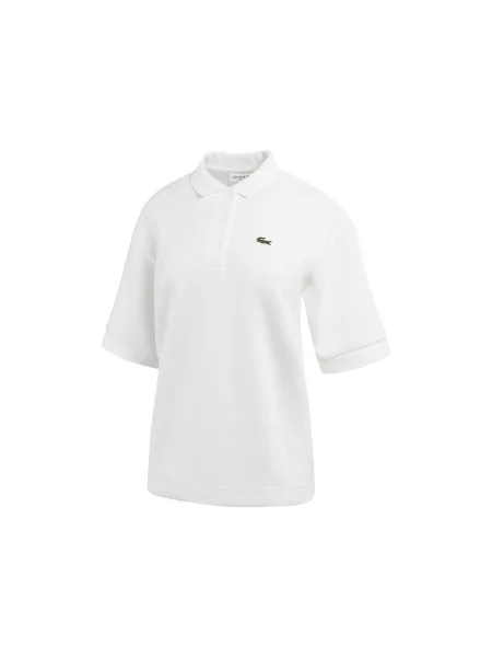 Polo Lacoste alb