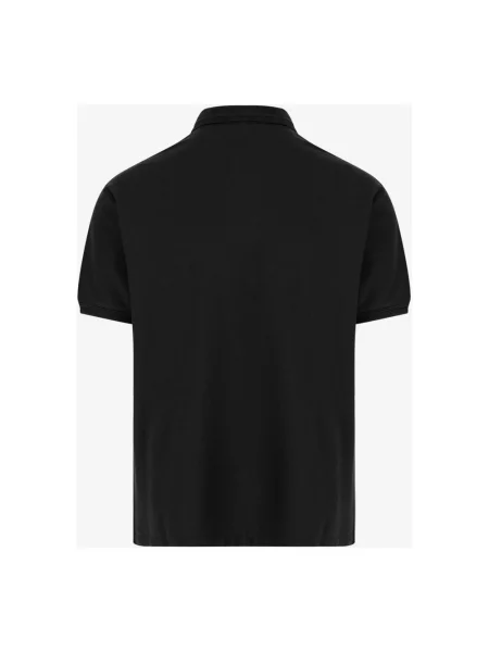 Koszulka polo Emporio Armani z logo czarna