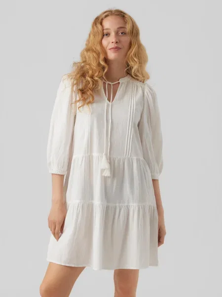 VERO MODA Rochie tip bluză PRETTY' alb