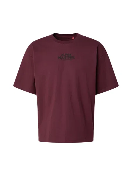 ALPHA INDUSTRIES Tricou Scorpion Cyborg albastru deschis / roșu bordeaux negru