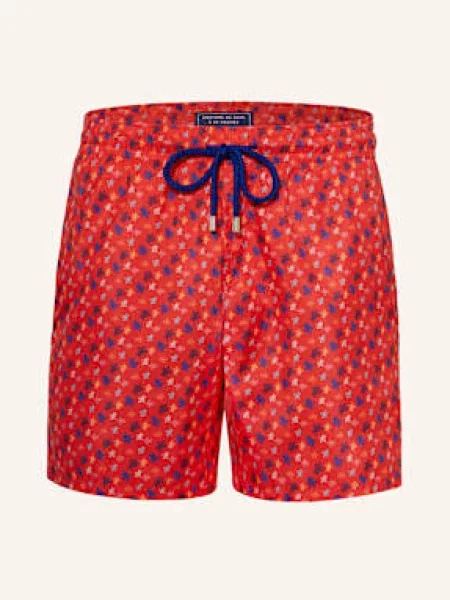 Vilebrequin Koupací Šortky Mahina / modrá / oranžová červená