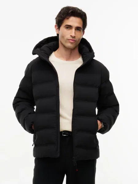 TOMMY HILFIGER Zimná bunda TECH HEAT' čierna