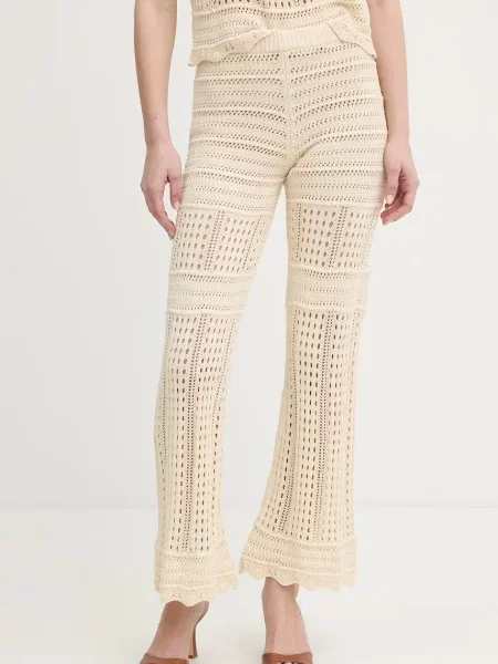 Twinset pantaloni de bej