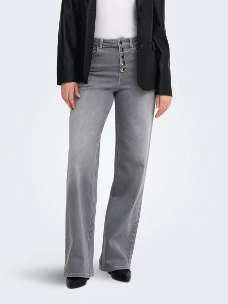 ONLY Džínsy ONLMADISON denim sivý