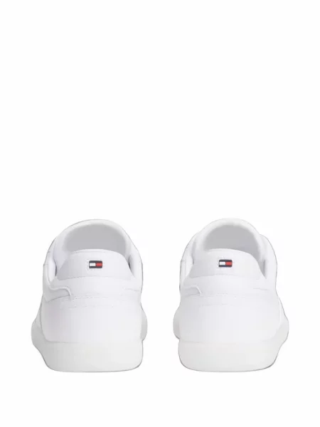 Sneakerși Tommy Hilfiger din piele alb