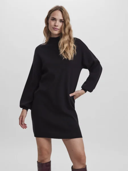 Vero Moda Nancy Рокля Cheren черно