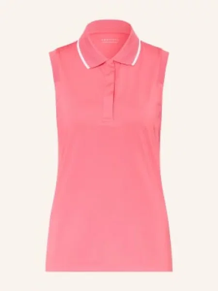 Röhnisch Funkcyjna Koszulka Polo Deni pink białe