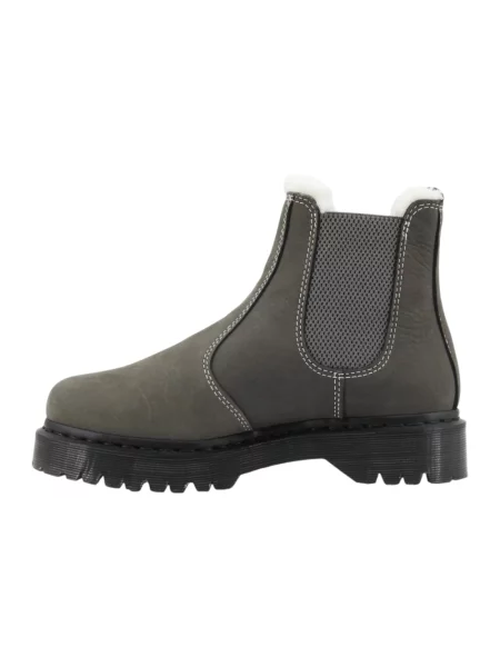 Sztyblety Dr. Martens skórzane szare