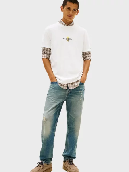 Футболка Tommy Jeans біла