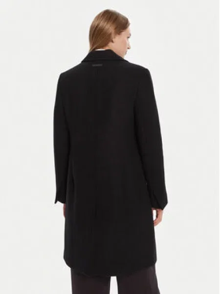 Calvin Klein Vilnonis paltas juoda