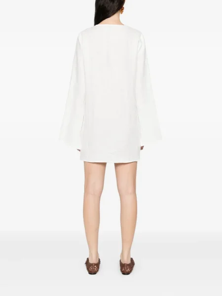 Rochie mini Occleus de costum alb
