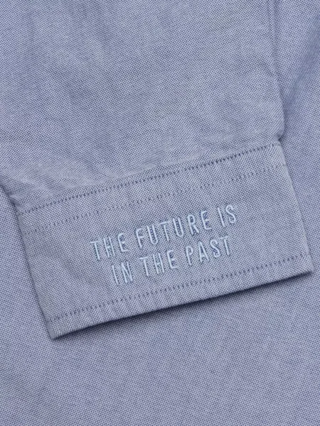 Košile Human Made se srdcovým vzorem modrá