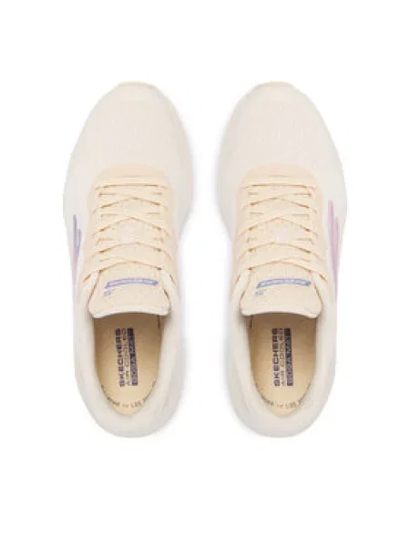 SKECHERS Sportbačiai be auliuko GLIDE-STEP VORTEX AVALIN smėlio / levandų / šviesiai violetinė / natūrali balta