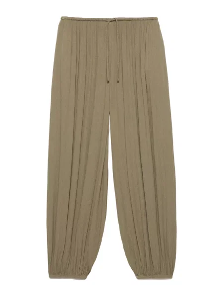 Pull&Bear Pantaloni largi oliv