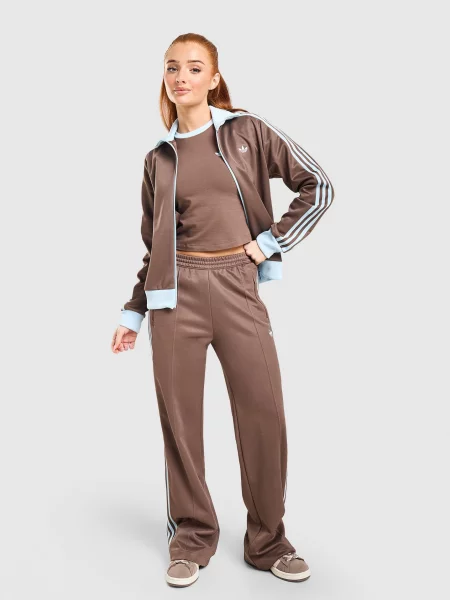 Adidas Bluza Rozpinana Classic brązowa