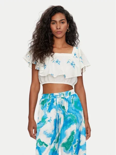 Vero Moda Bluză Ibiza Écru