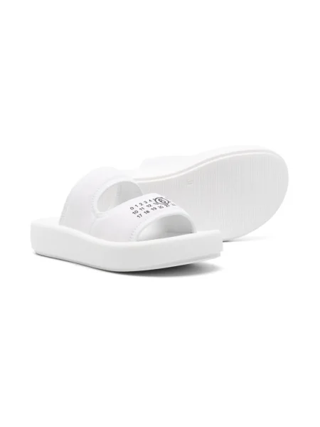 Klapki dziecięce Mm6 Maison Margiela białe