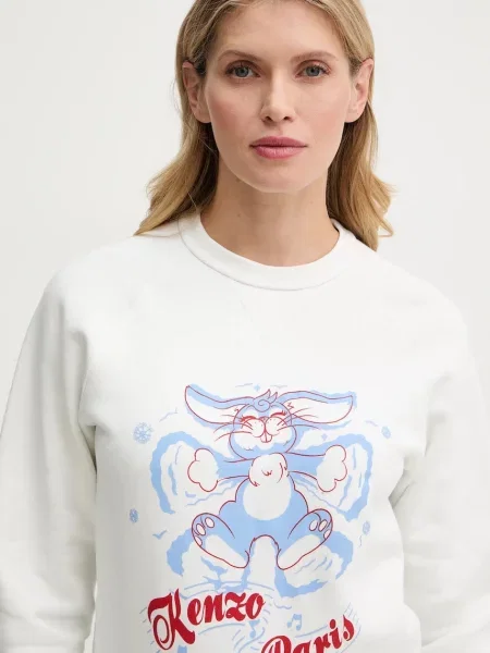 Кофта Kenzo з принтом білий