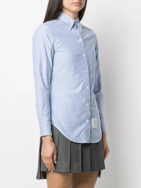 Cămașă Thom Browne lungă albastru