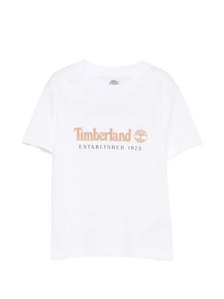 Koszulka dziecięca Timberland biała