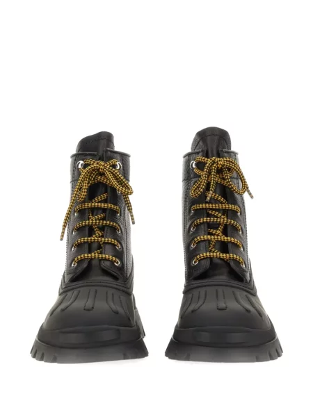 Botine Dsquared2 cu șireturi din dantelă negru