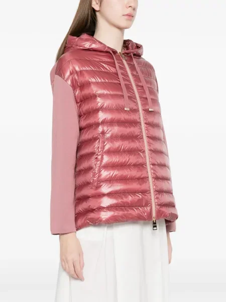 Jachetă cu glugă Herno cu glugă roz