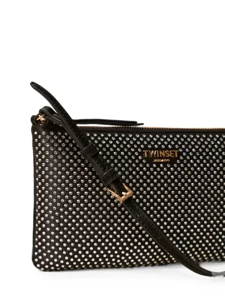 Stras geanta crossbody Twinset negru