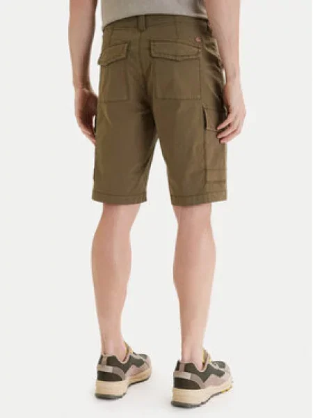 Napapijri Kratke hlače iz tkanine N-Horton khaki